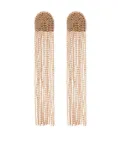 Fabiana Filippi bead-chain fringed earrings - Neutrals