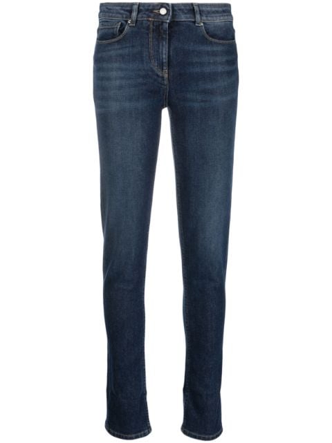 Fabiana Filippi Halbhohe Slim-Fit-Jeans