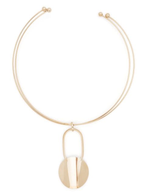 Fabiana Filippi circular-pendant open-back necklace 