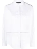 Fabiana Filippi logo-patch shirt - White