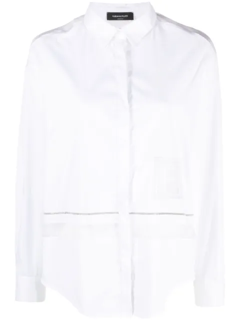 Fabiana Filippi logo-patch shirt