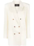 Fabiana Filippi double-breasted blazer - White