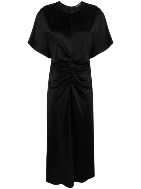 Fabiana Filippi ruched satin midi dress