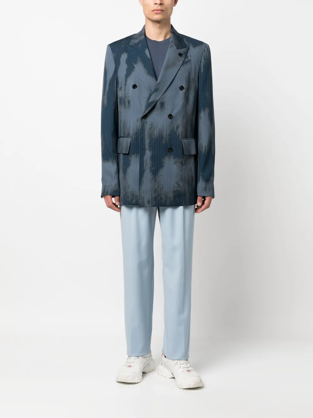 AMIRI Blazer met dubbele rij knopen - Blauw