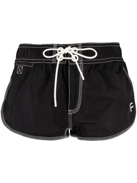 TOM FORD logo-print drawstring-waist shorts