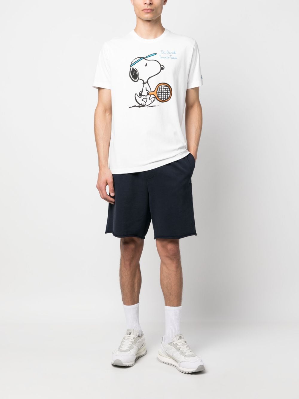 MC2 Saint Barth Snoopy-print short-sleeve T-shirt - Wit