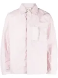 Ten C crepe-texture cotton shirt - Purple