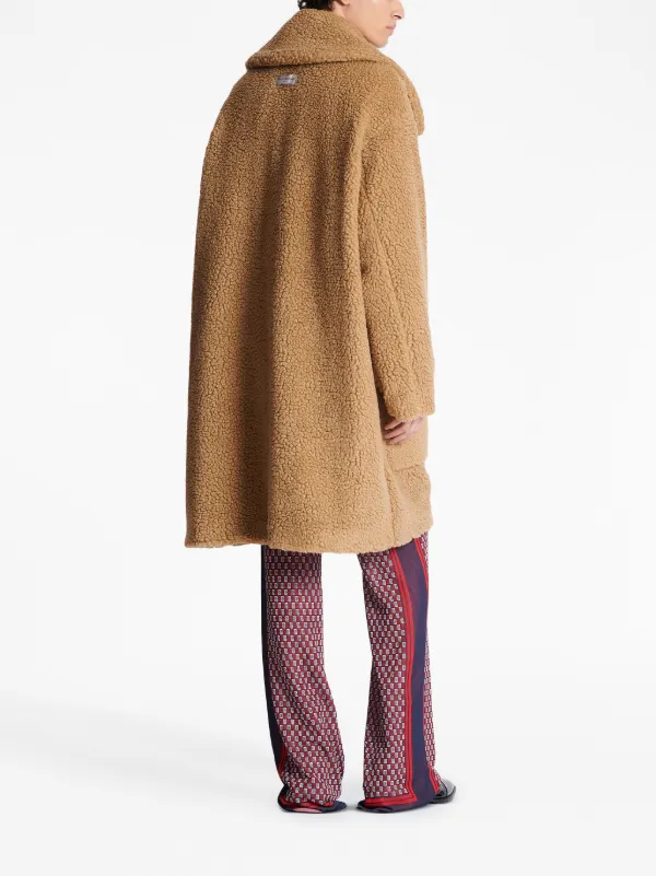 Balmain shearling coat shop