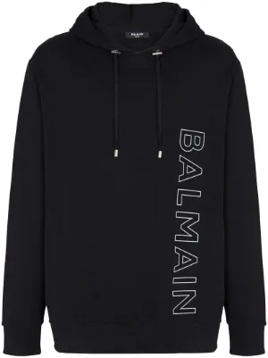 Monogram Gradient Hoodie - Luxury Black