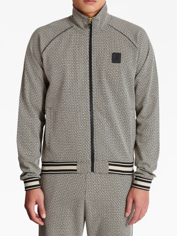 Balmain モノグラム ジャケット - Farfetch