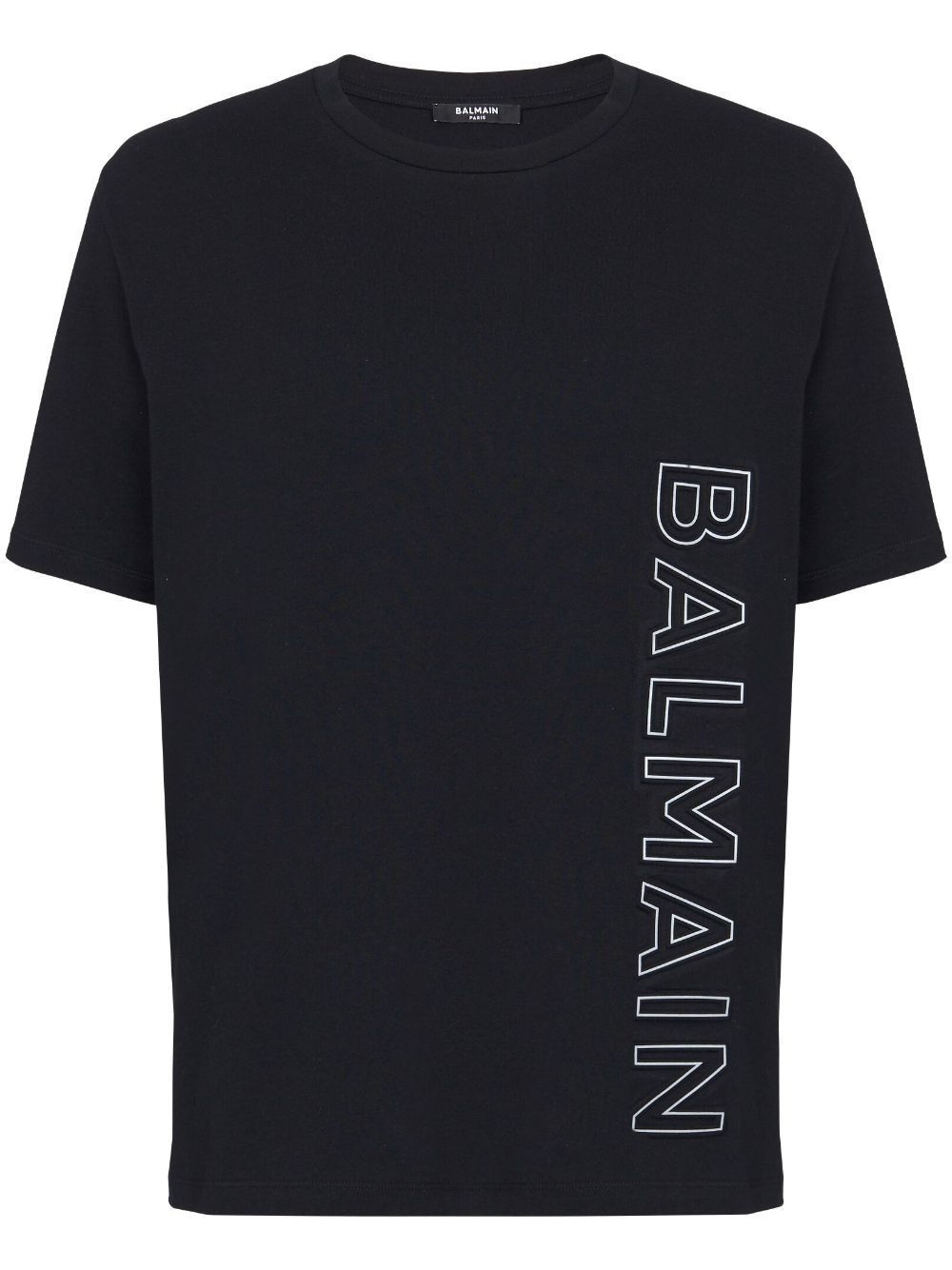 Balmain T-shirt Aus Bio-baumwolle In Black