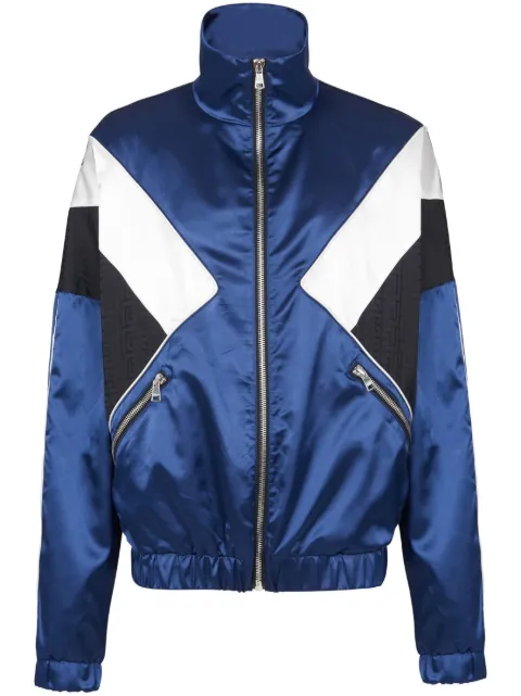 Balmain monogram-panel track jacket Men