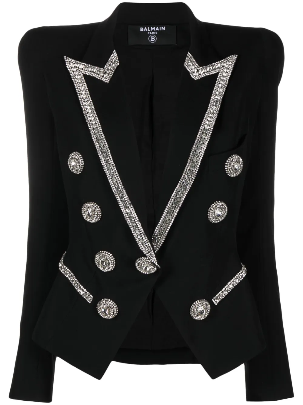 Buy Balmain Long Blazer Dress - Black At 50% Off