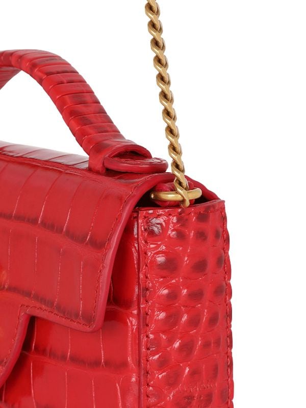 B-Buzz 19 patent leather bag red - Women