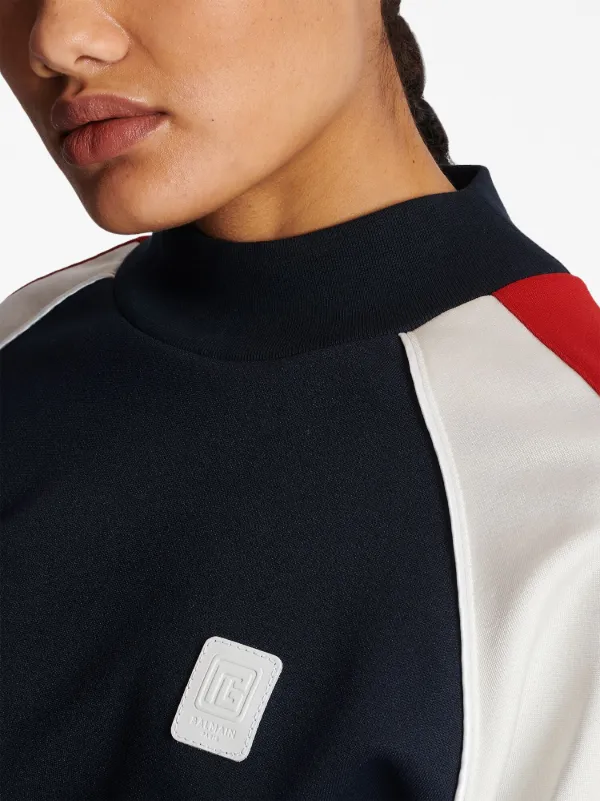 【美品】BALMAIN スクリブル クロップド Tシャツ ラグジュアリーレディースTシャツ| BALMAIN
