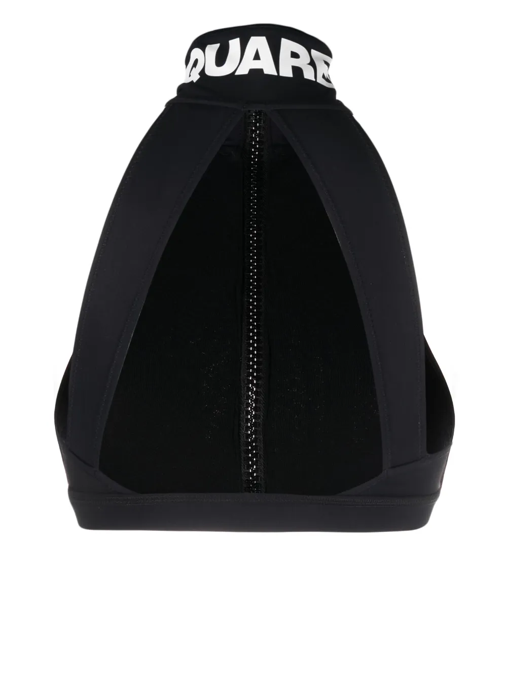 Dsquared2 Bikinitop met logo - Zwart