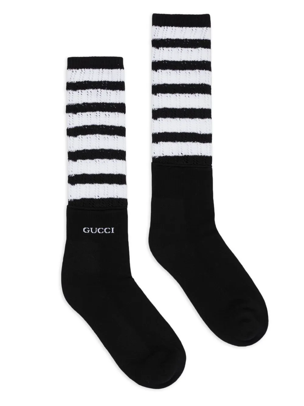 Gucci Sokken met intarsia logo - Zwart