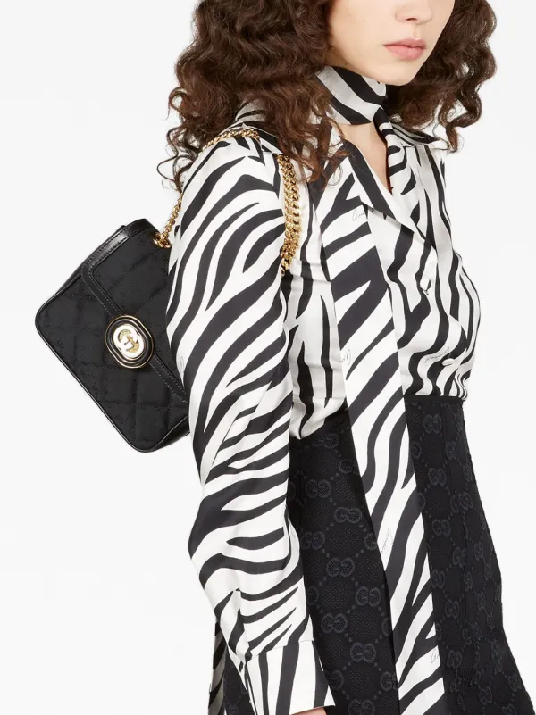 Gucci Deco ショルダーバッグ ミニ | ブラック | FARFETCH JP Gucci Deco ショルダーバッグ ミニ | ブラック | FARFETCH JP