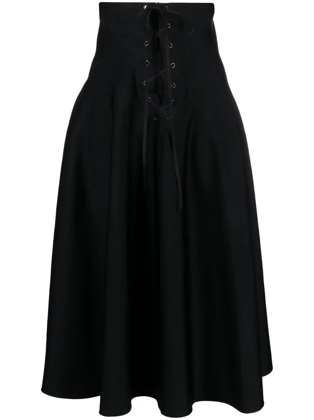 Alaïa corset midi skirt | Black | Image 1