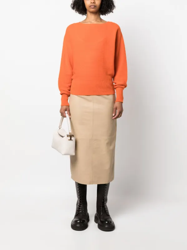 FABIANI FILIPPI オレンジ長袖ニット FABIANI FILIPPI オレンジ長袖ニット FABIANI FILIPPI オレンジ