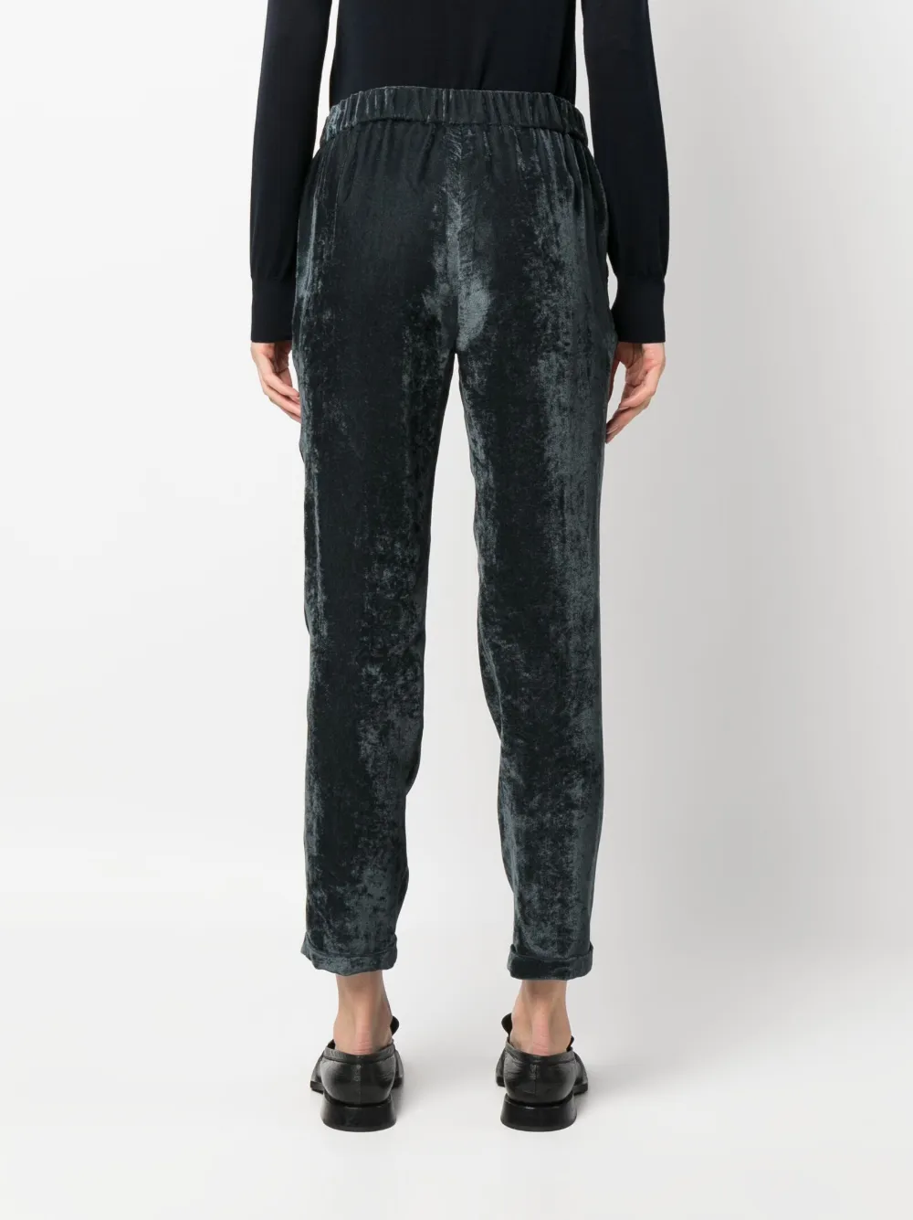 Fabiana Filippi Broek met trekkoordtaille Groen