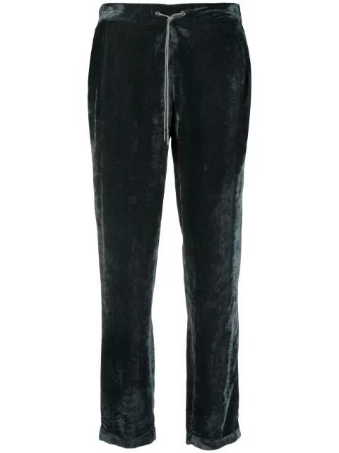 Fabiana Filippi drawstring-waist velvet trousers