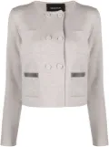 Fabiana Filippi double-breasted cardigan - Grey