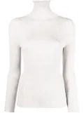 Fabiana Filippi ribbed-knit roll-neck top - Grey