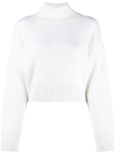 Fabiana Filippi mock-neck wool jumper