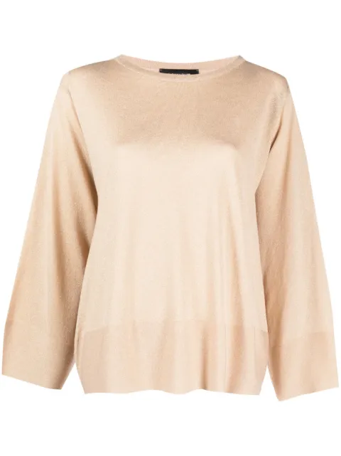 Fabiana Filippi oversized boat-neck jumper