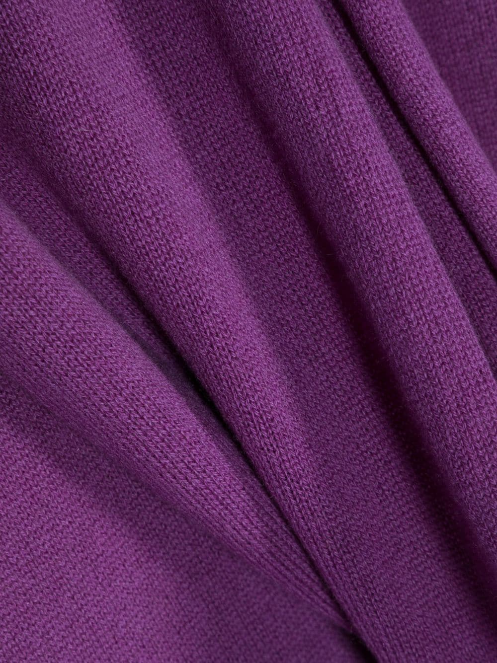 Shop Fabiana Filippi Frayed-hem Cashmere Scarf In Purple