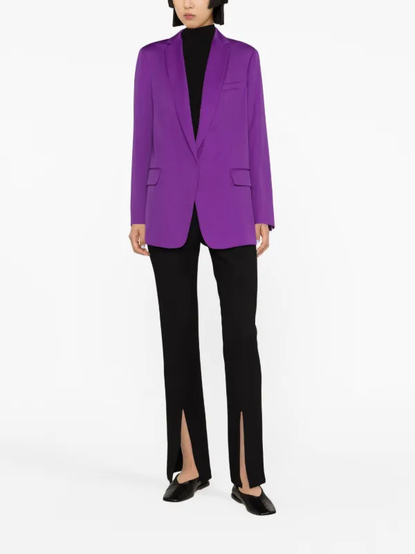 Zara purple outlet blazer