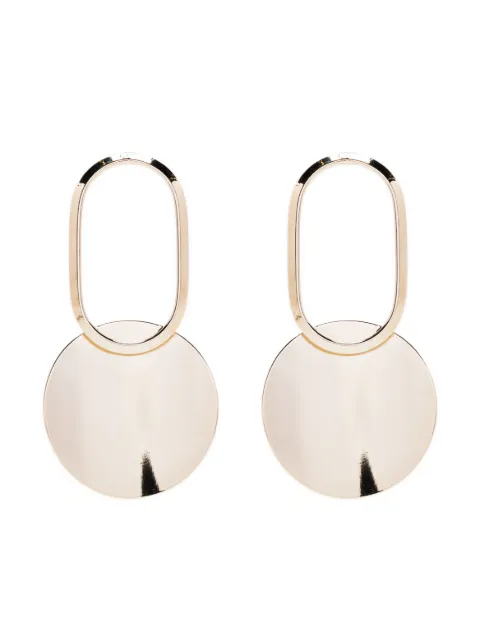 Fabiana Filippi circular-pendant polished earrings 