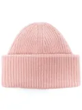 Fabiana Filippi chunky rib-knit beanie - Pink