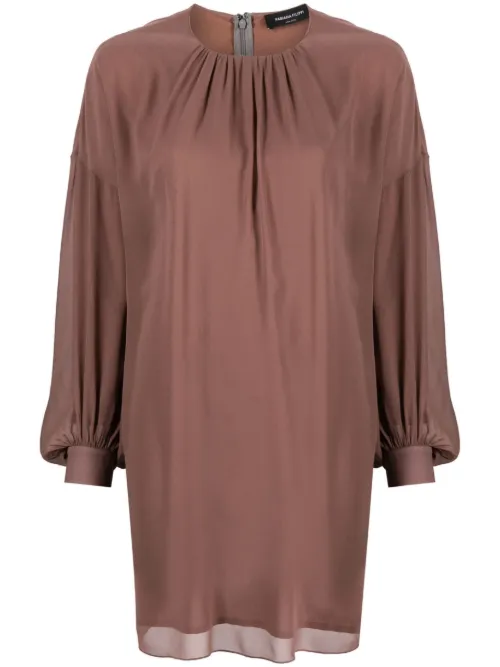 Robe courte à fronces - Fabiana Filippi - Modalova