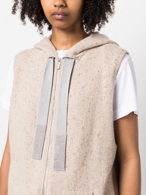 Hooded Fleece Vest