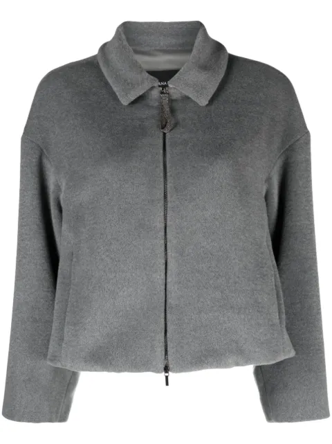 Fabiana Filippi zip-up straight jacket 
