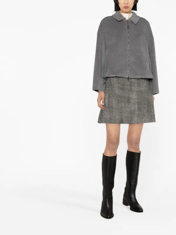 FABIANA FILIPPIのジップアップマント FABIANA FILIPPIのジップアップ