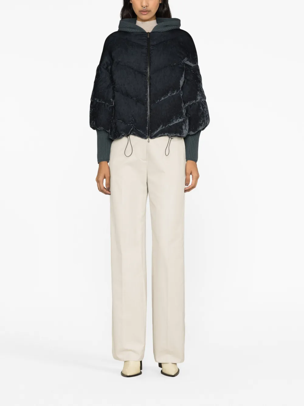 Fabiana Filippi Gewatteerd jack - Blauw