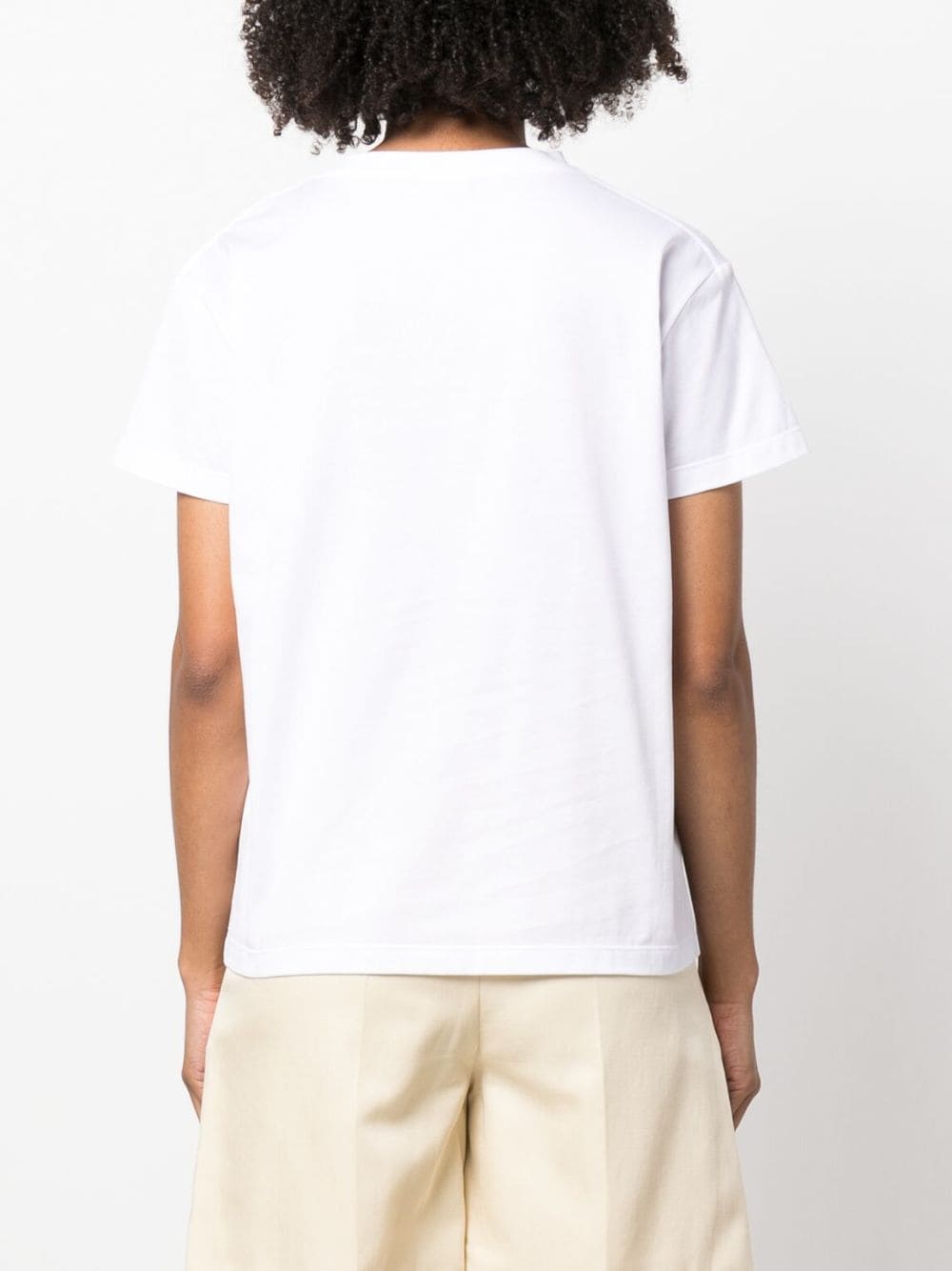 Fabiana Filippi logo-patch T-shirt - Farfetch