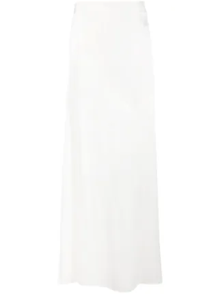 スカート FABIANA FILIPPI Woman Skirt White GND275F848L354 0142 Cotton and silk mikado skirt, candy for Women | Fabiana Filippi®