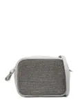 Fabiana Filippi rhinestone-embellished crossbody bag - Grey