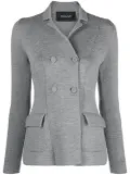 Fabiana Filippi knitted wool blazer - Grey