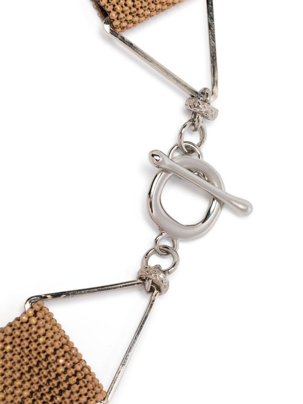 Shop Fabiana Filippi Bead-chain Necklace In Neutrals