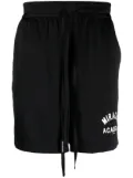 Nahmias graphic-print silk shorts - Black