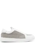 Fabiana Filippi two-tone panelled lace-up sneakers - White