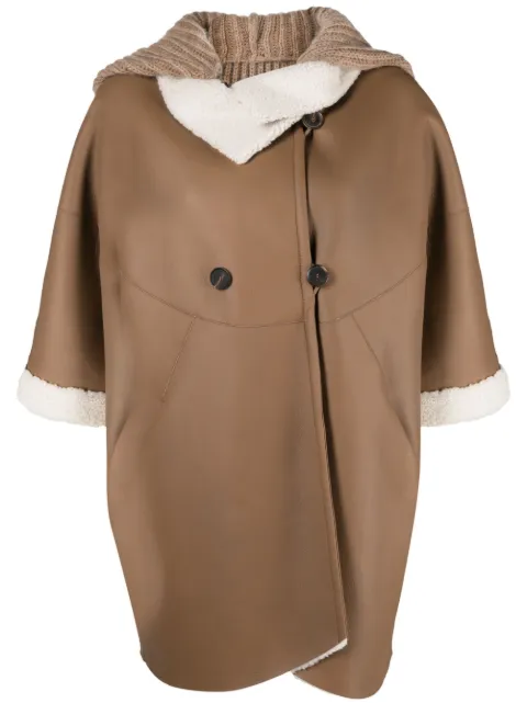 Fabiana Filippi hooded shearling jacket