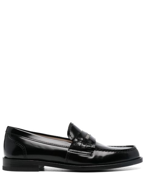 Fabiana Filippi slip-on calf leather loafers 