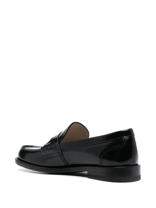 Fabiana Filippi slip-on Calf Leather Loafers | Black | FARFETCH
