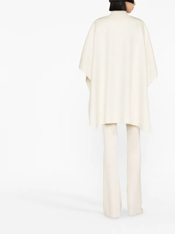 Fabiana Filippi ボートネック ポンチョ | ホワイト | FARFETCH JP
